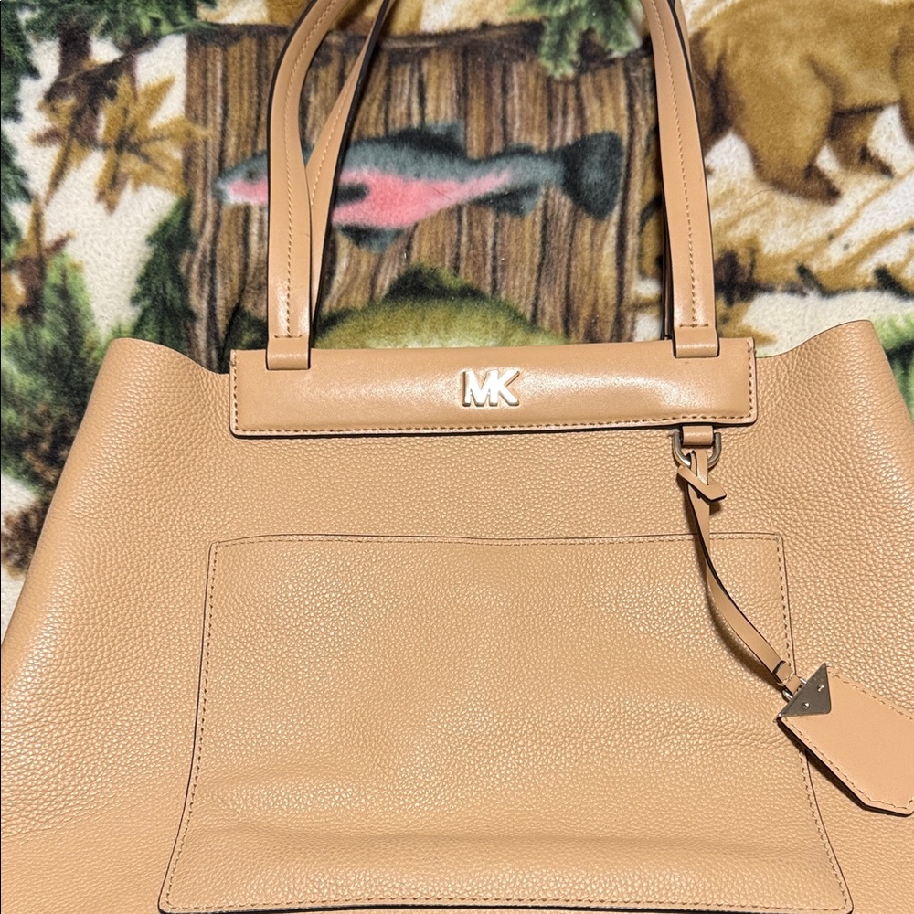 Michael Kors Camel Leather Tote